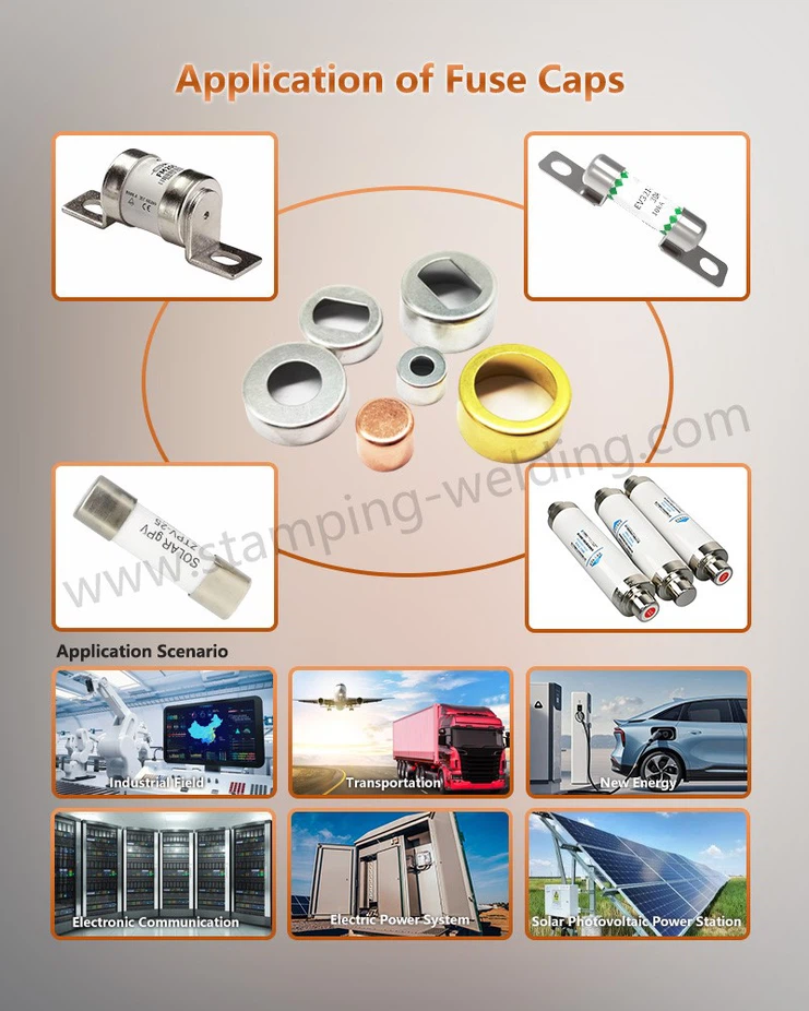 Applications of Bright Tin-plated fuse copper cap Applications of Bright Tin-plated fuse copper cap