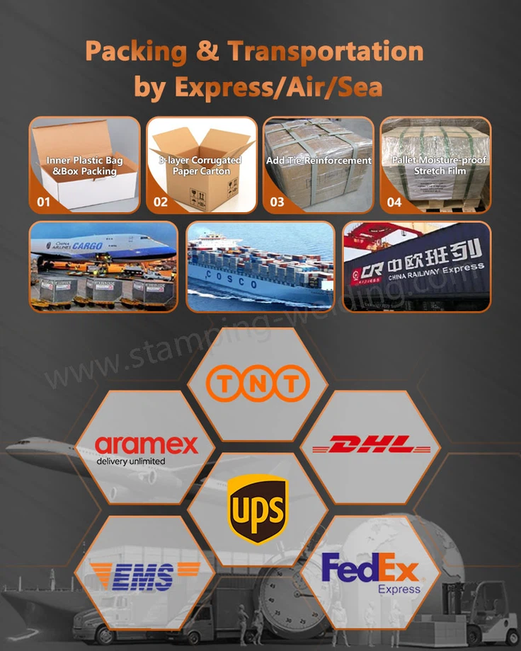 Packing Transportation by Express AirSea for Metal Copper End Cap Packing Transportation by Express AirSea for Metal Copper End Cap