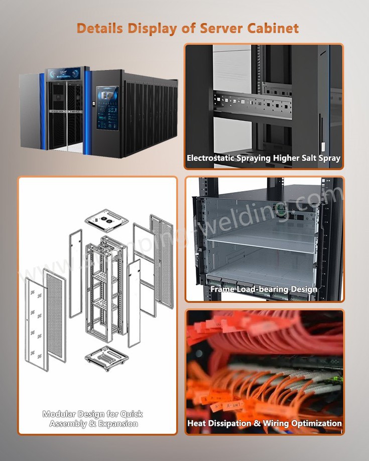 Detail Display of network rack cabinet Detail Display of network rack cabinet