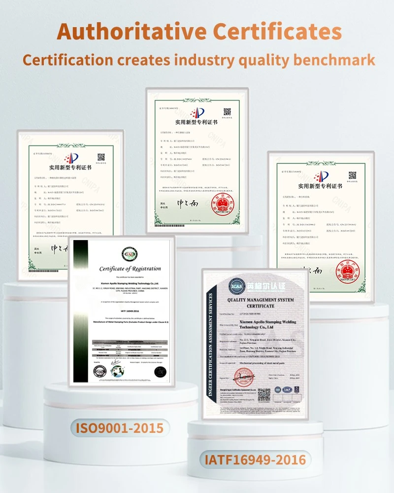 Authoritative Certificates of Precision Copper Stampings Authoritative Certificates of Precision Copper Stampings