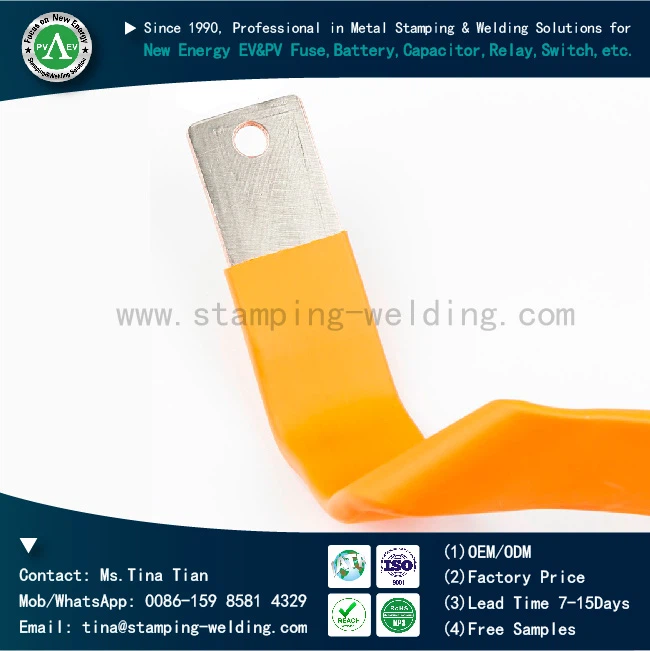 PVC Insulated Busbar for New Energy Vehicle PVC Insulated Busbar for New Energy Vehicle