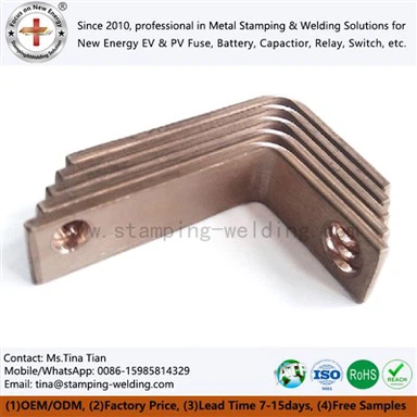 Bent Bare Copper Busbar