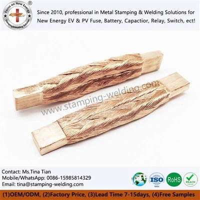 Braided Copper BusBar Heat Shink PVC Sleeves