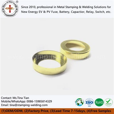 Brass Compression Cap for EV Fuse