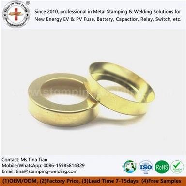 Brass Inner Cap For Electrical Fuses