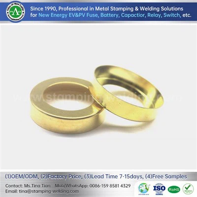 Brass Inner End Cap For EV Fuse