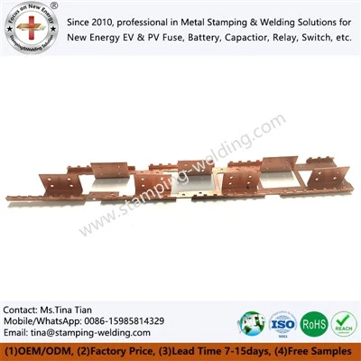 Copper Busbar For DC Link Film Capacitor Of Hydrogen Fueled Car