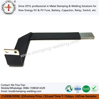 Copper Busbar With Heat Shrink Tube Insulation