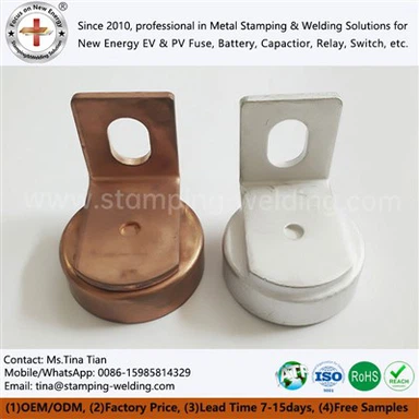 Copper Cap and L-Type Terminal for Vehicle Fuse