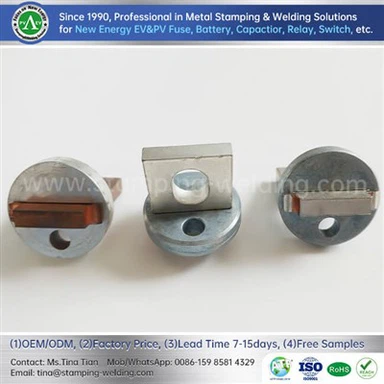 Copper Electrical Fast Fuse Contacts