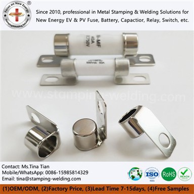 Copper End Cap For Electrical Fuses