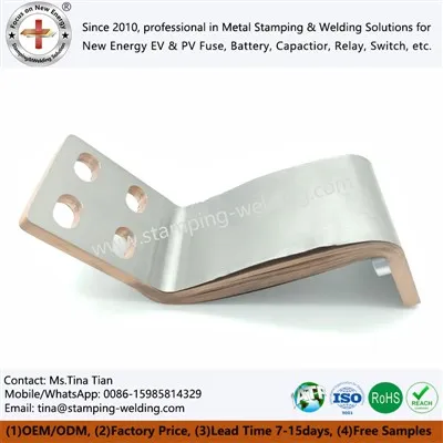 Copper Foil Flexible Storage Energy Battery Busbar