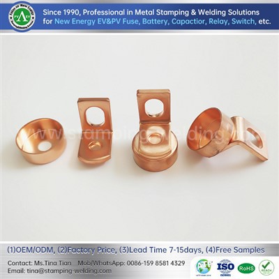 Copper Tube End Cap For PV Fuse