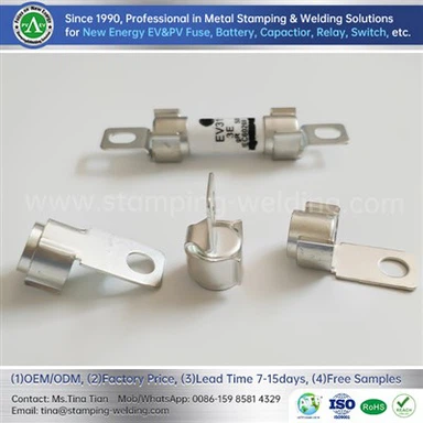 Electric Vehicle Silver-plated Fuse Contact Caps