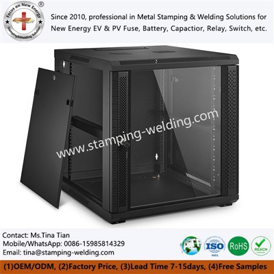 Enclosed Server Rack With Cooling