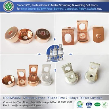 EV Fuse Copper Contact Cap