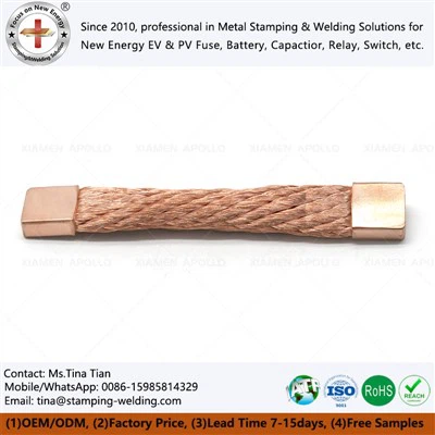 Flexible Copper Braided Electrical Connectors