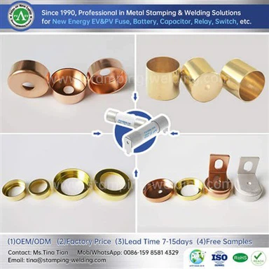 Fuse Copper and Brass Caps