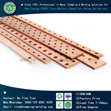 Laser Cutting Copper Busbar