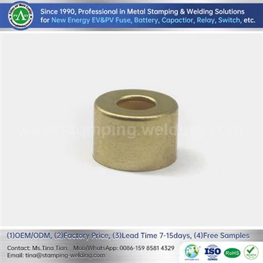 Low-Voltage Brass Fuse Cap For EV