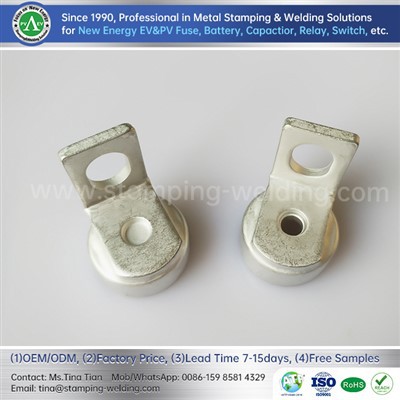 Matte Tin Plated Copper End Cap