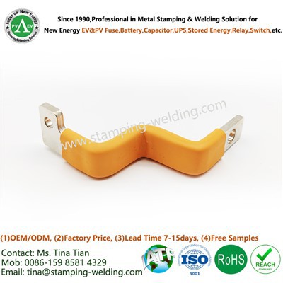 Plastic Dipping Electric Copper Busbar Custom Made