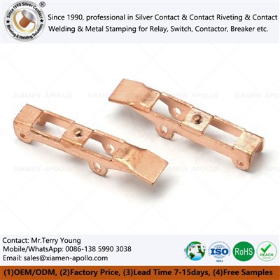Pressing Copper Stamping Bending Connecting Parts