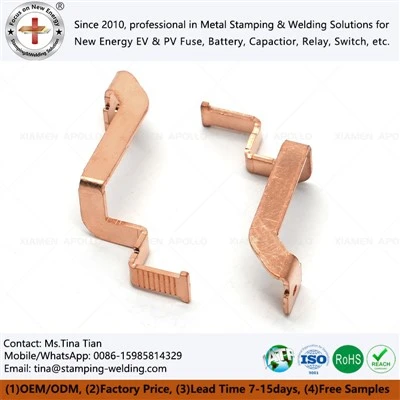 Progressive Die Stamped Copper Parts For MCCB