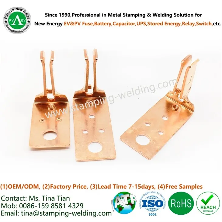 Copper Holders for Knife Type NH Fuse